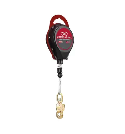 imagem do produto Trava Quedas Retrátil Steelflex Cabo de Aço Inox 10 METROS STF CQTQ0471