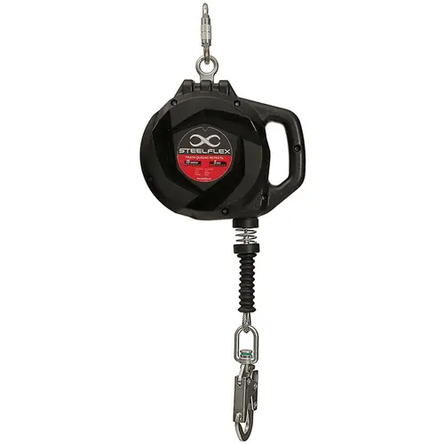 imagem do produto Trava-Quedas Retrátil Steelflex Cabo de Aço Inox 20 Metros STF-CQTQ0472S Anticorrosão