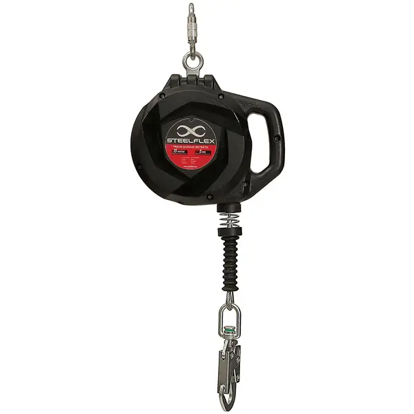 imagem do produto Trava-Quedas Retrátil Steelflex Cabo de Aço Inox 20 Metros STF-CQTQ0472S Anticorrosão