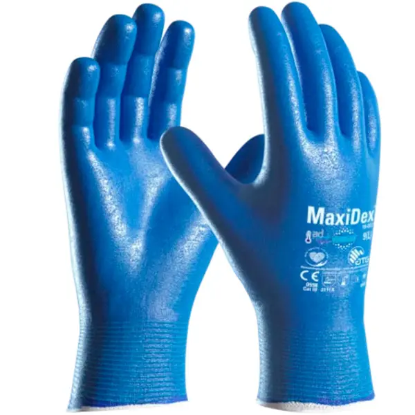 imagem do produto Luva Atg Maxidex Ad-apt Modelo Híbrido Manuseio de Precisão e Luva Descartável  Com a Tecnologia Virosan CA 51747