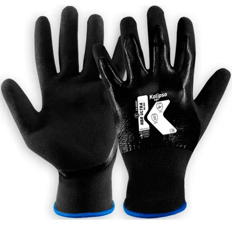 imagem do produto Luva de Proteção Kalipso Nbr Ultra 90-303 Banho Nitrílico Total Foam Ideal Para Peças Úmidas e Oleadas CA 50683
