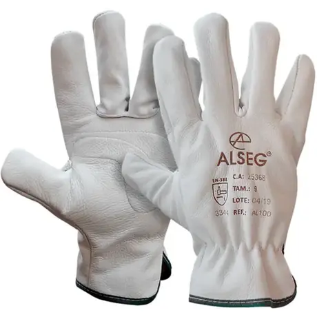 imagem do produto Luva De Vaqueta Total Petroleira Alseg Com Reforno nas Costuras Qualidade Premium CA 25368