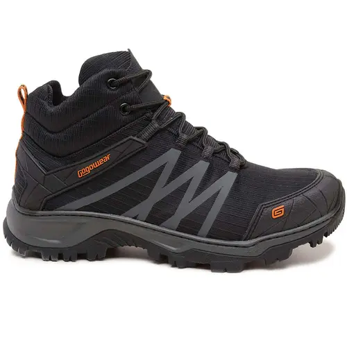 imagem do produto Bota de Segurança Gogowear Walkehig.A Preta  e Cinza Com Bico Pvc CA 43770