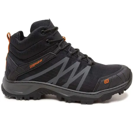 imagem do produto Bota de Segurança Gogowear Walkehig.A Preta  e Cinza Com Bico Pvc CA 43770