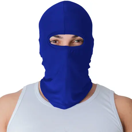 imagem do produto Capuz Balaclava Com Proteção UV 50+ EM Poliéster Azul Royal Tecido leve e Respirável