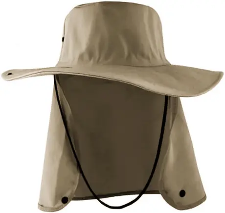 imagem do produto Chapéu Pescador Com Proteção na Nuca Com Proteção Uv Cor Caqui