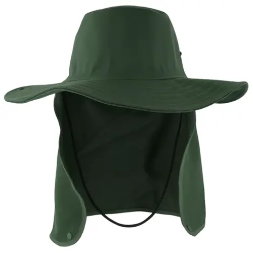 imagem do produto Chapéu Pescador Com Proteção na Nuca Com Proteção Uv Cor Verde Musgo