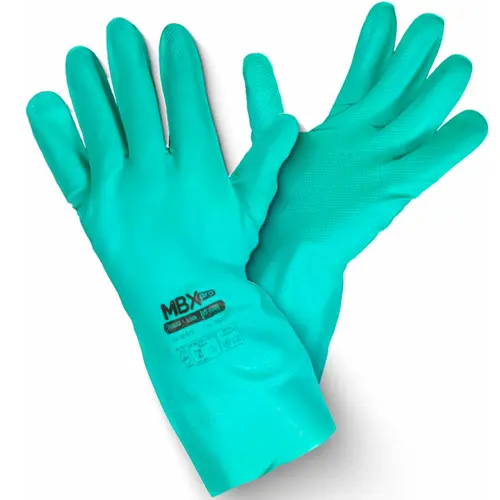 imagem do produto Luva Nitrílica Medix NitriQ+ Flocada Internamente Cano Médio CA 48884