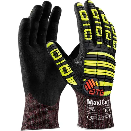 imagem do produto Luva Atg Maxicut Ultra 60.500 Ad-apt Anticorte Nível F e Anti-Impacto Alto Conforto e Durável CA 51753