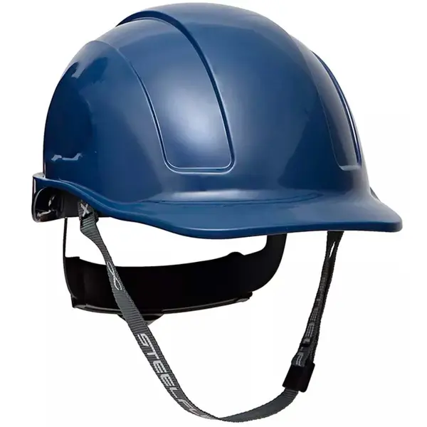 imagem do produto Capacete Steelflex Turtle Azul Marinho CPCT10221 com Aba Frontal, Suspensão, Catraca e Jugular Ca35983