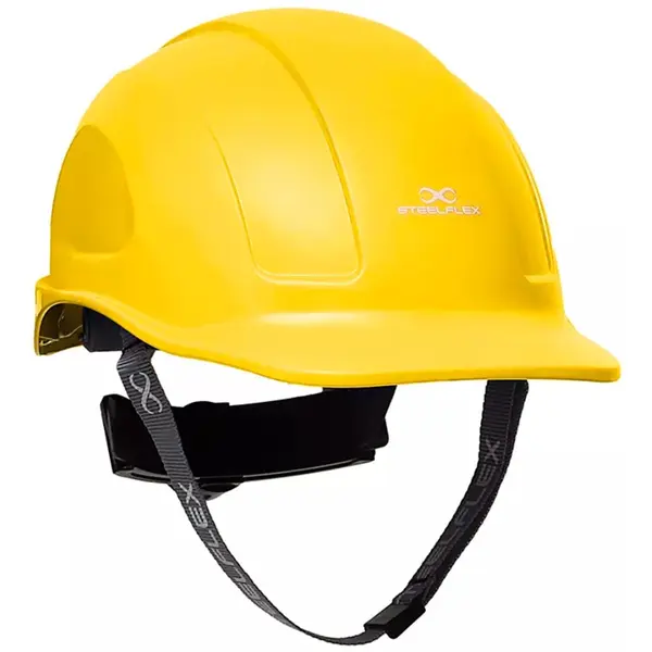 imagem do produto Capacete Steelflex Turtle Amarelo CPCT10101 com Aba Frontal, Suspensão, Catraca e Jugular Ca35983
