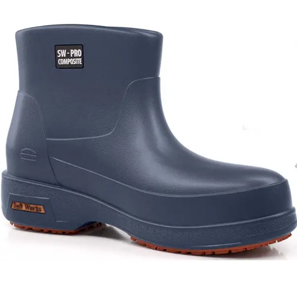 Bota Soft Works BB84 Cano Curto Azul Marinho Composite CA 51286