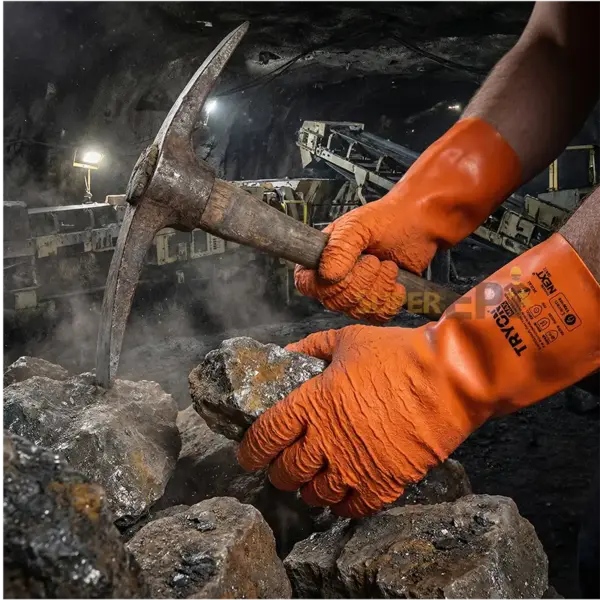 Luva de Proteção Tryon Max 22.700 Next Safety Em Látex Reforçado