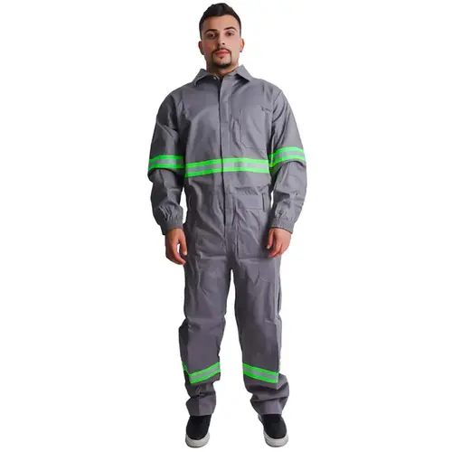 imagem do produto Macacão Eletricista NR10 Risco 2 Atpv 10,00 Maicol Refletivo Verde CA 43427