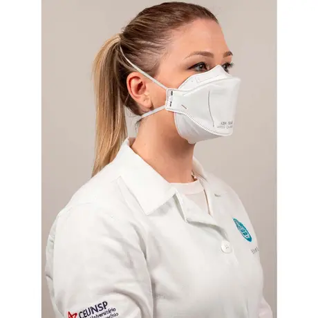 imagem do produto Respirador Descartável PFF2 Ksn 50.02 Tipo Dobrável Sem Válvula de Exalação CA 51696