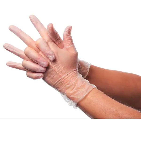 imagem do produto Luva de Vinil Sem Pó Medix Uso Profissional Transparente Caixa com 100 Unidades CA 44525