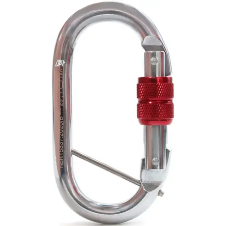 imagem do produto Mosquetão Aço Oval 25kN SideUp com Trava Rosca e Pino de Segurança Check Lock  SU2857