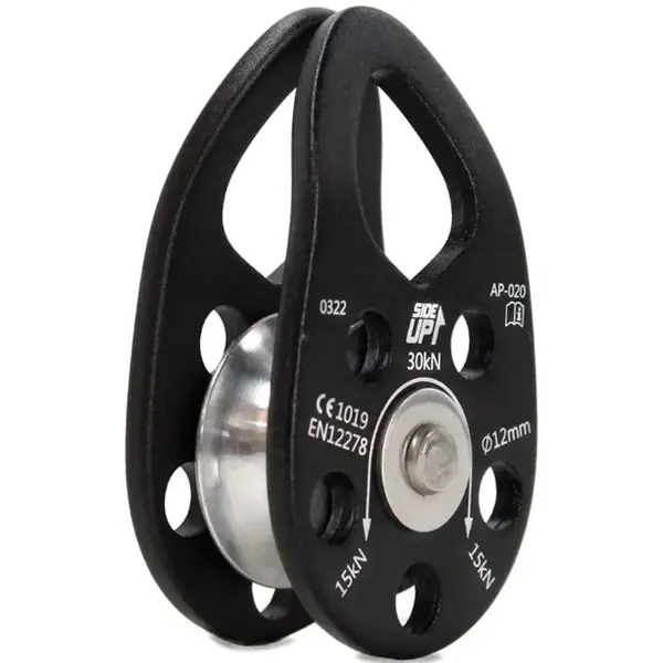 imagem do produto Polia Oscilante Alumínio 30kn SideUp X-Light SU2510 – Fluidez e Segurança para Corda até 12mm