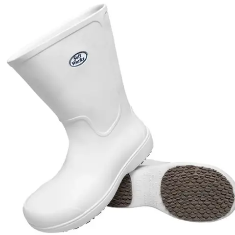 imagem do produto Bota Cano Longo Branca Antiderrapante BB87 – Soft Works – CA 42632