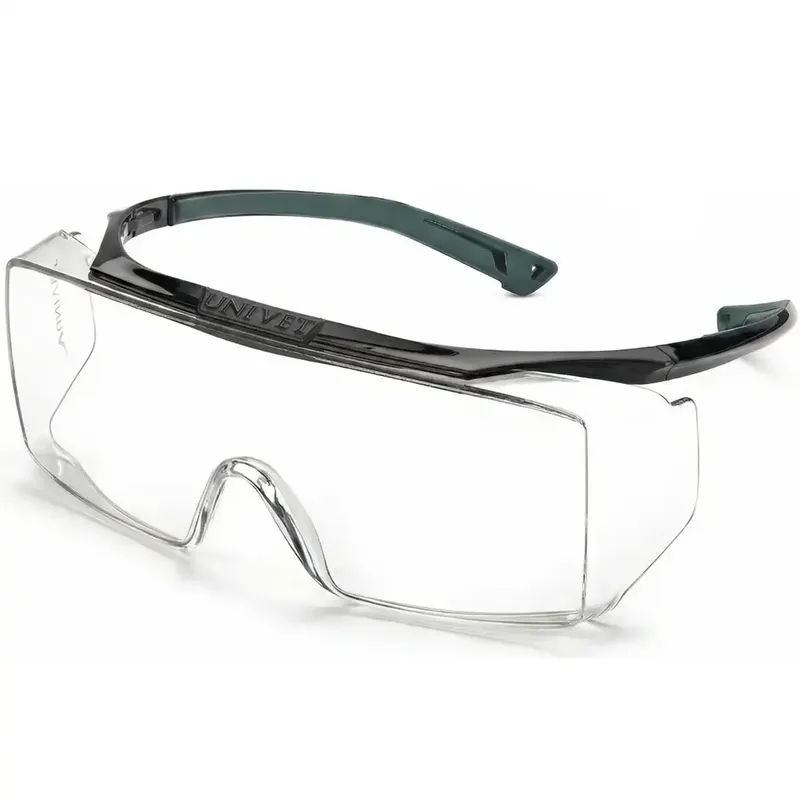 imagem do produto Óculos de Sobreposição Univet 5X2 Advanced Clear CA 52.432 — OTG — Vanguard PLUS (Antiembaçante + Antirrisco) — UV400 — Alto Impacto Z87+