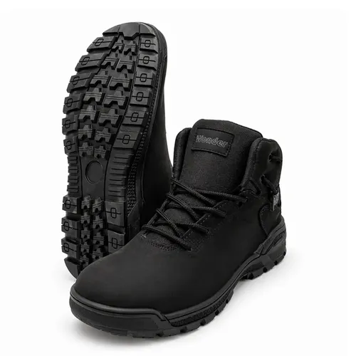 imagem do produto Bota de Segurança Wonder Impact Bico de Pvc Preta Couro Nobuck CA 52609