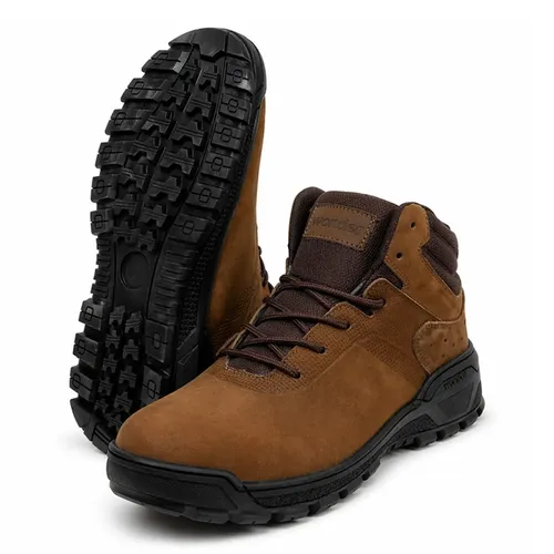 imagem do produto Bota de Segurança Wonder Impact Bico de Pvc Marrom Couro Nobuck CA 52609