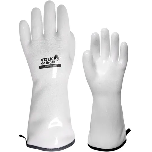 imagem do produto Luva Térmica Ultra Therma Silicone Calor 350°C Frio Impermeável Química Tipo B Food Safety 10.07.330.06 Volk CA 51.314