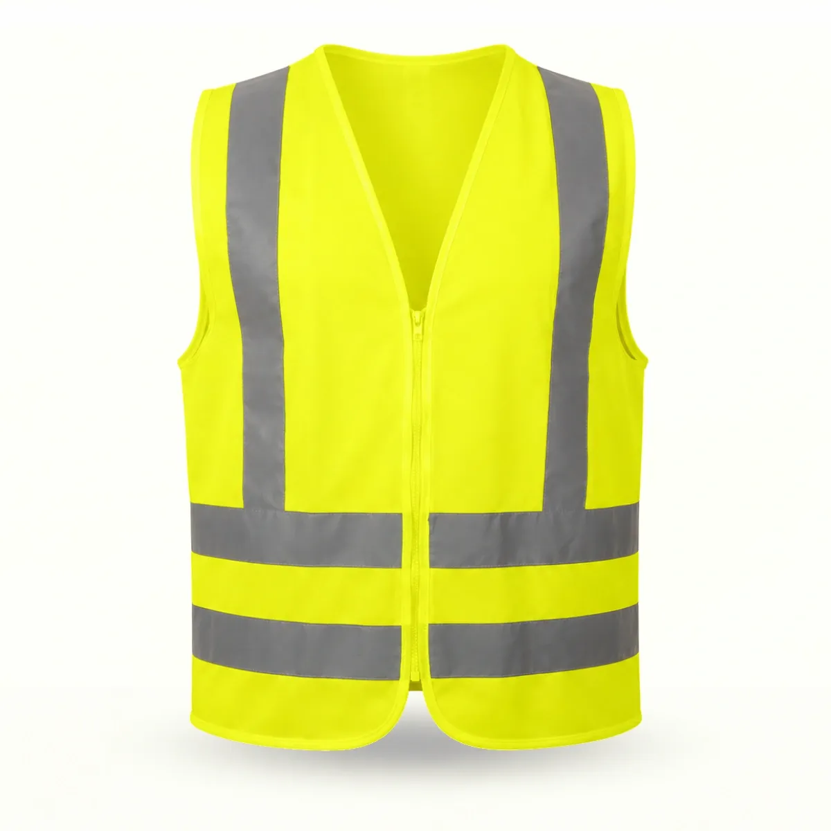imagem do produto Colete Refletivo Amarelo Volk Classe 2 com Faixas Refletivas