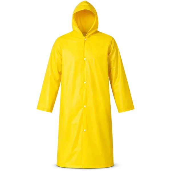 imagem do produto Capa de Chuva Plus Brascamp Reforçada PVC Forrado Espessura 0,28 mm Amarelo CA 28.449