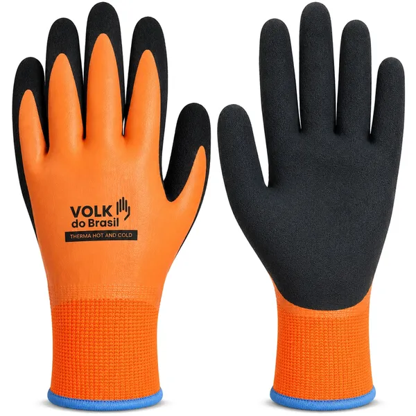 imagem do produto Luva Térmica Therma Hot and Cold Volk 10.17.472.82 Laranja e Preta CA 51369