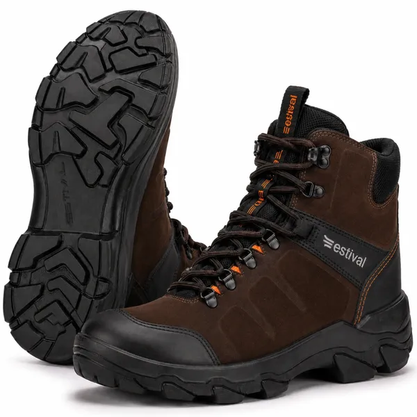 imagem do produto Bota de Segurança Estival Discovery DC20003S1 Marrom Bico Composite CA 52072 imagem do produto Bota de Segurança Estival Discovery DC20003S1 Marrom Bico Composite CA 52072