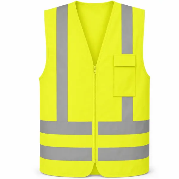 imagem do produto Colete Refletivo 1 Bolso Amarelo Next Safety Alta Visibilidade NBR 15292 Classe 2 Zíper Cód 41.101 imagem do produto Colete Refletivo 1 Bolso Amarelo Next Safety Alta Visibilidade NBR 15292 Classe 2 Zíper Cód 41.101