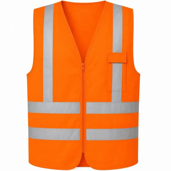 imagem do produto Colete Refletivo 1 Bolso Laranja Next Safety Alta Visibilidade NBR 15292 Classe 2 Zíper Cód 42.101 imagem do produto Colete Refletivo 1 Bolso Laranja Next Safety Alta Visibilidade NBR 15292 Classe 2 Zíper Cód 42.101